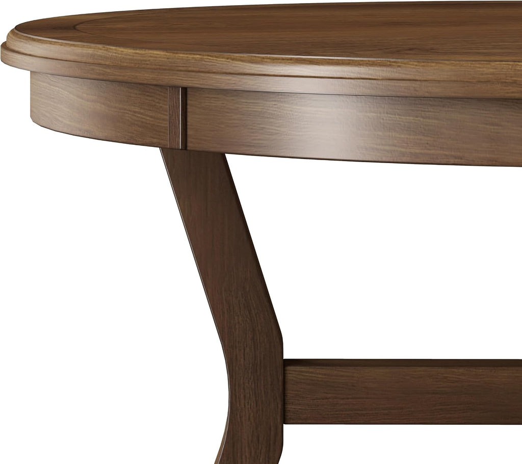 Hillsdale Furniture Cooper Convertible Wood 47 Inch Poker Game Table, Brown