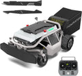 Mowrator S1 2WD 56V 12Ah Remote Control Lawn Mower, 45% (24°) Slope, Upgraded with Deformable Tires & Metal Hubcaps, 21' Steel Blade, 1.8–4.6' Height, Covers up to 0.75 Acre, Mulching Blade Included