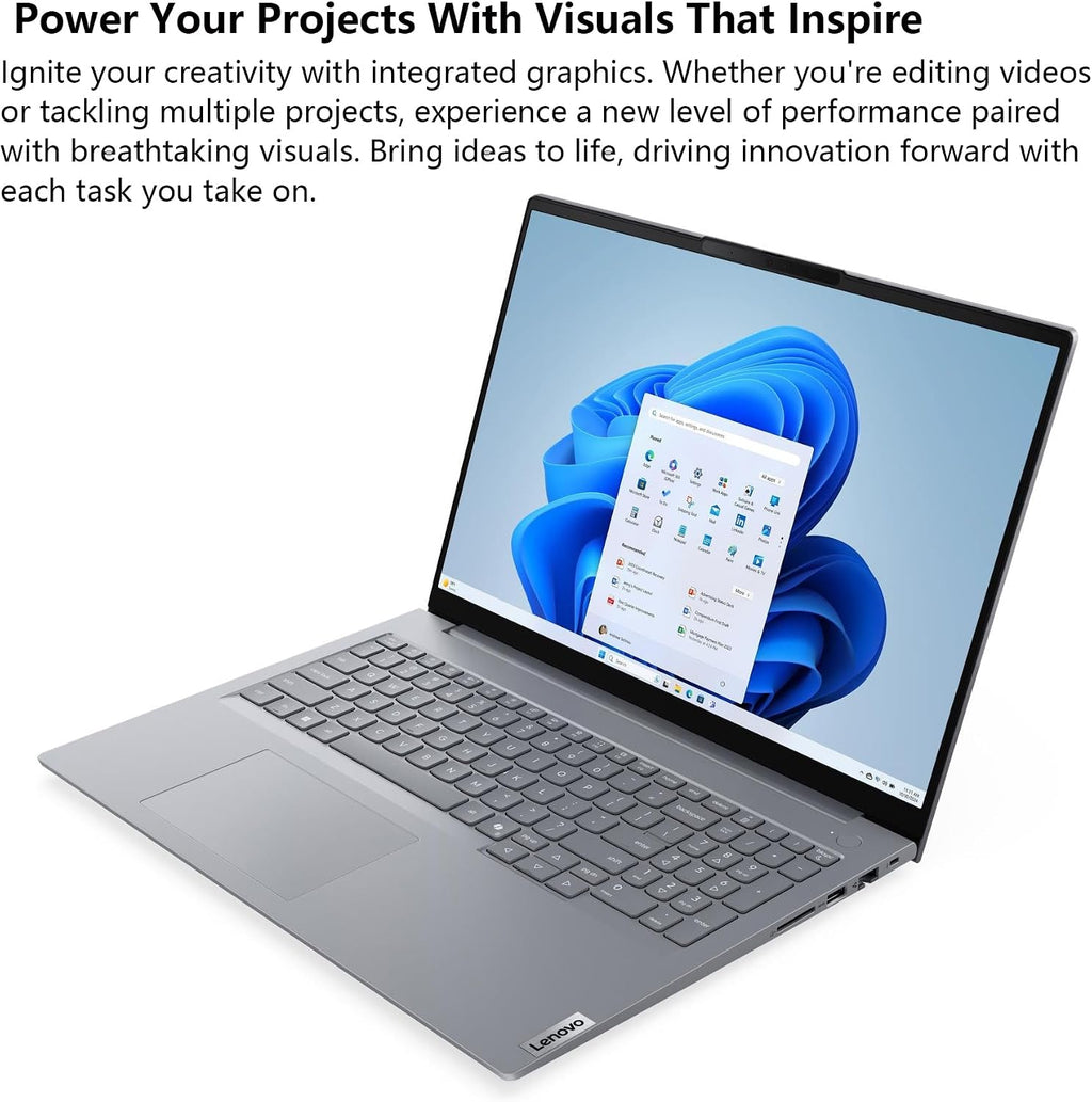 Lenovo ThinkBook 16 Gen 8 Business AI PC Laptop Computer, 16' FHD+, Intel 16-Core Ultra 7 255H, 16GB DDR5, 1TB PCIe SSD, WiFi 6E, Fingerprint Reader, Bluetooth 5.3, Windows 11 Professional