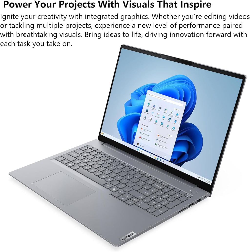 Lenovo ThinkBook 16 Gen 8 Business AI PC Laptop Computer, 16' FHD+, Intel 16-Core Ultra 7 255H, 64GB DDR5, 2TB PCIe SSD, WiFi 6E, Fingerprint Reader, Bluetooth 5.3, Windows 11 Professional