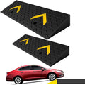 1PCS Curb Ramp Black Rubber Driveway Curb Ramps Portable Lawnmower Threshold Ramps for Loading Dock Sidewalk Scooter Wheelchair Car Truck Motorcycle Dolly(39.4x11.8x5.5in)