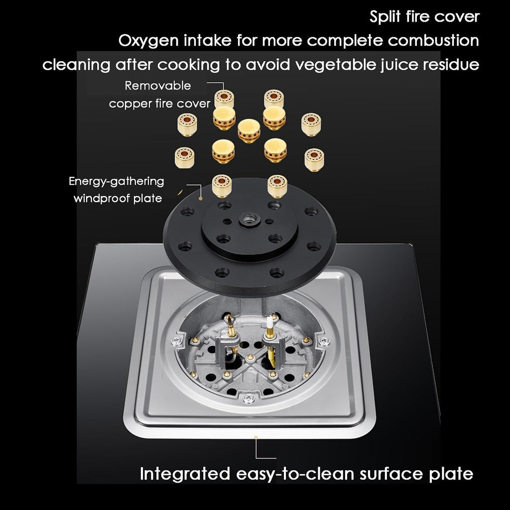 Single Burner Gas Stove,Thirteen-Chamber Internal Pressurized Timed High Fire,for Tailgating,Seafood Boil,Home Brewing(NG)