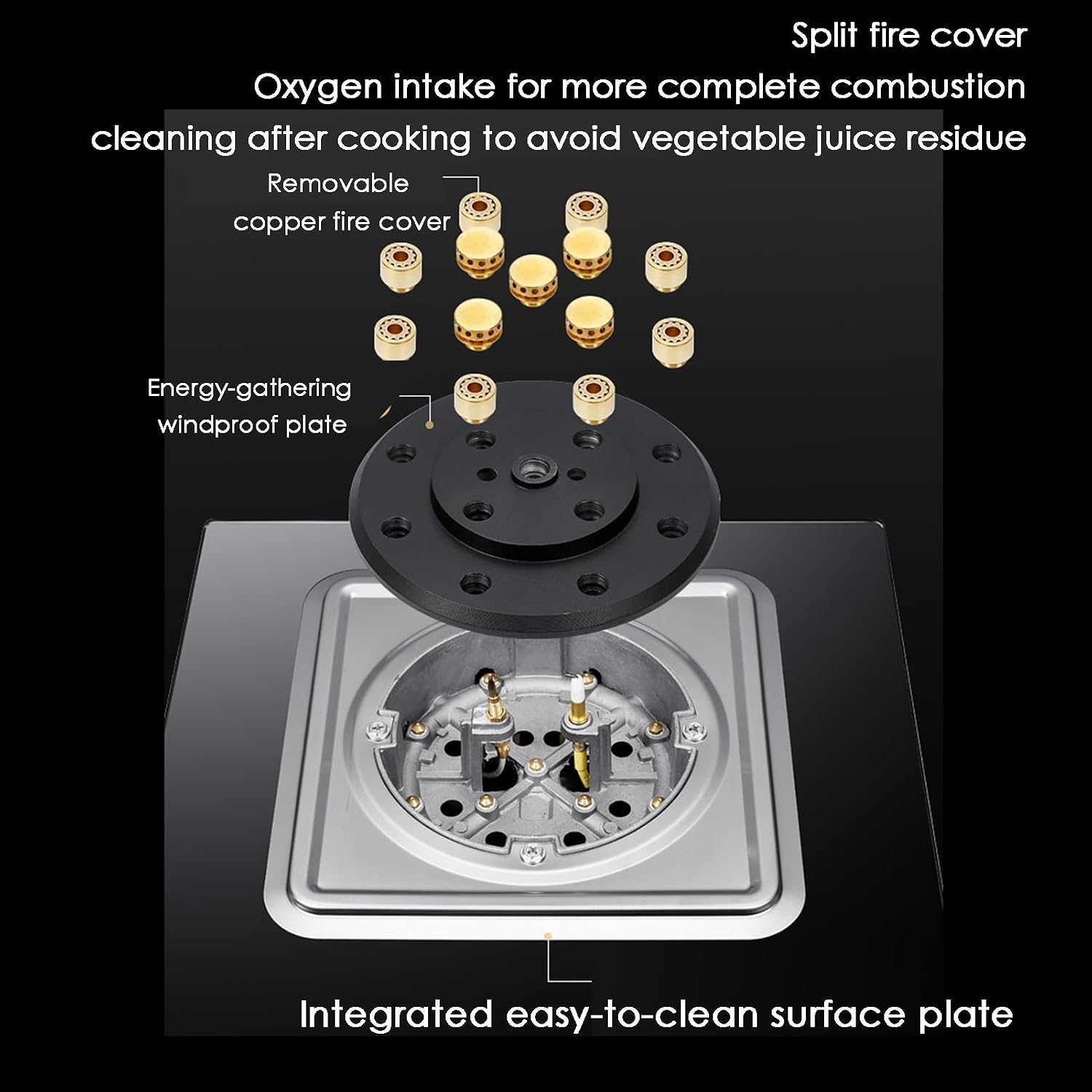 Single Burner Gas Stove,Thirteen-Chamber Internal Pressurized Timed High Fire,for Tailgating,Seafood Boil,Home Brewing(NG)