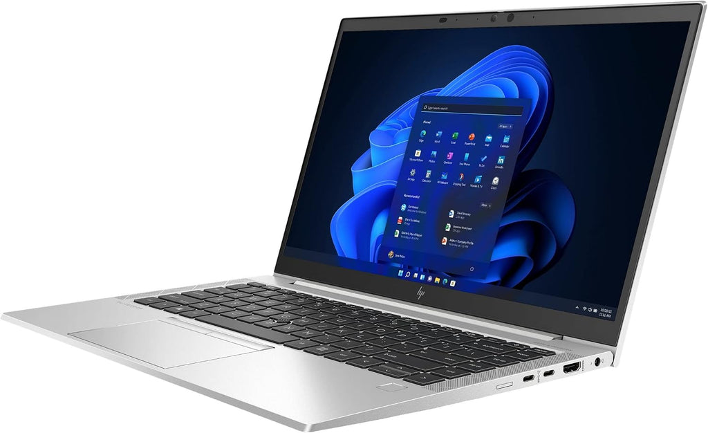 HP EliteBook 845 G8 14' FHD, AMD Ryzen 5 Pro 5650U 2.3GHz, 16GB RAM, 256GB Solid State Drive, Windows 11 Pro 64Bit, CAM, (Renewed)
