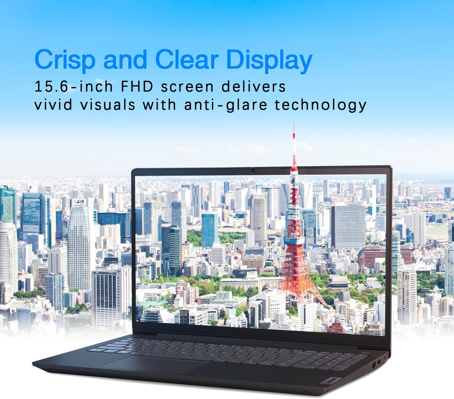 Lenovo V15 AI-Powered Business Laptop • Copilot Ready • 16GB RAM • 1TB PCIe SSD • 15.6 FHD Display w/Low-Blue Light • HDMI • Long Battery Life • Intel Processor • Ethernet Port • Win 11 Pro