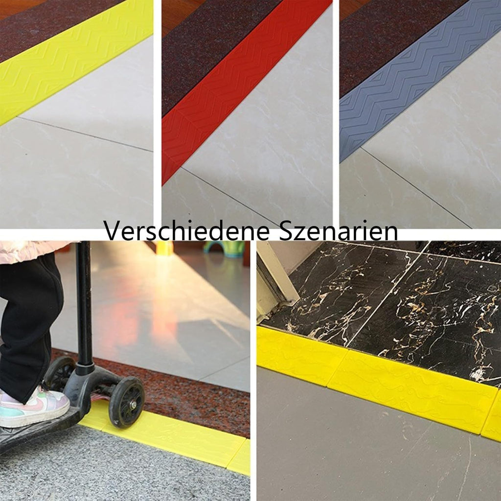 Portable Rubber Wheelchair Ramp, 5cm Threshold Access Ramp, Cream Color for Easy Mobility, Durable Doorway Ramp for Wheelchairs & Scooters (Grey, 3cm)
