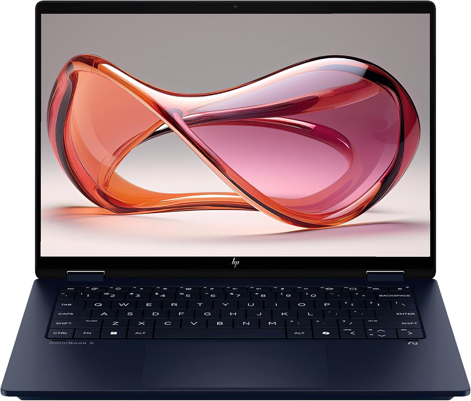 HP OmniBook X Flip 2-in-1 Copilot+ Laptop, Intel Ultra 7-256V, 16GB LPDDR5x RAM, 2TB PCIe SSD, 14' 2K(1920x1200) Touchscreen, Intel Arc 140V, Backlit Keyboard, W11Pro, Atmospheric Blue