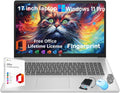 HP 17 Laptop Computer for Business and Students, Office Lifetime, 17.3' HD+ Display, Intel 10-Core i5-1334U, Fingerprint, Backlit KB, Win11 Pro, External DVD Drive, Numeric Keypad (64GB RAM | 2TB SSD)