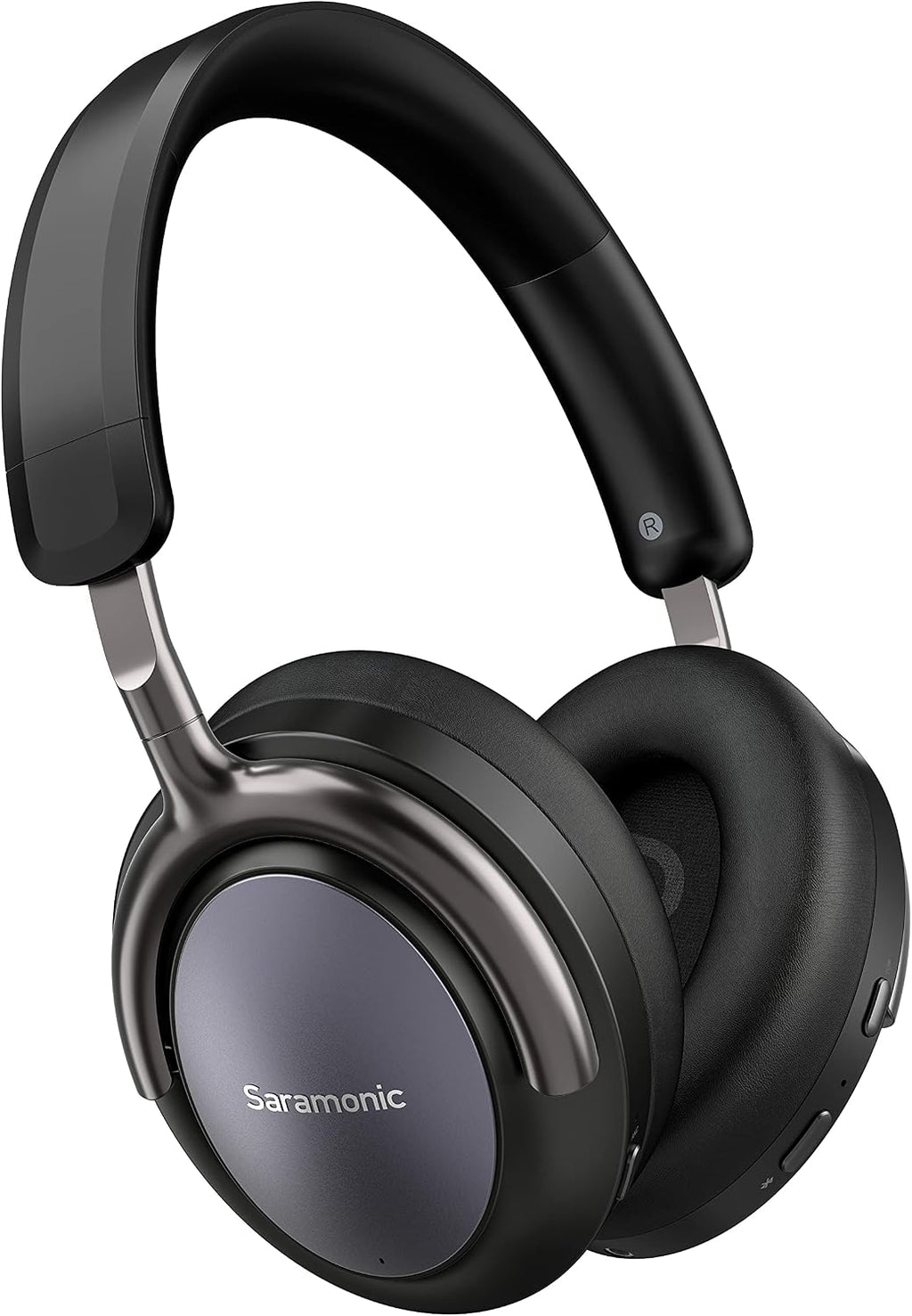 Saramonic SR-BH900 | Advanced Wireless Bluetooth 5.0 ANC and CVC 8.0 Noise-Cancelling Over-Ear Headphones with 40mm Drivers and Leather Earpads