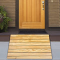 Door Threshold Ramp, Wooden Lightweight Entrance Ramps for House, Portable Step Stair Ramp, Wheelchair/Walker Through (Size : 50x30x8cm (19.7x12x3in))