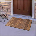 Home Wheelchair Entry Ramp, 4'/7'/8' Rise Door Threshold Ramps, Wooden Ramps for Scooter Access and Pets (Size: 90x70x18cm/35.4x27.6x7inch)