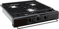Replacement for Atwood 50300 RV Three Burner Cooktop | RV Cooktop Stove | 9,000 BTU front burner 6,500 BTU rear burners | Gas Burners