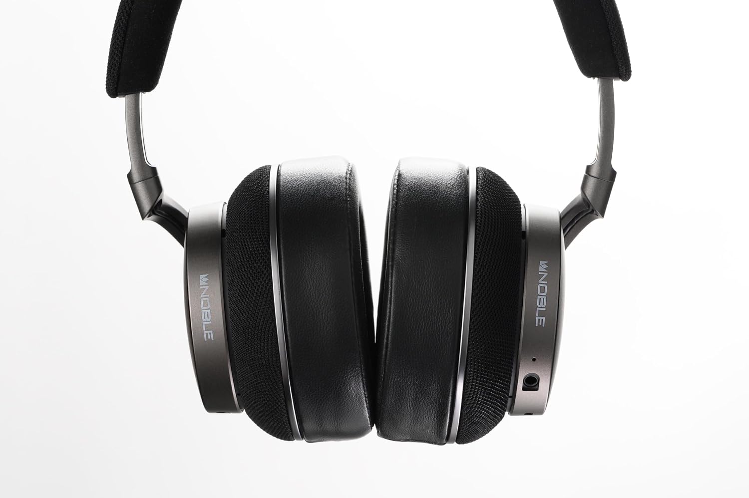 Noble Fokus Apollo Over-Ear Wireless Headphones, Hybrid Active Noise Cancellation(ANC), Luxurious Materials, 80h Battery Life，Bluetooth 5.3 Silver Gray
