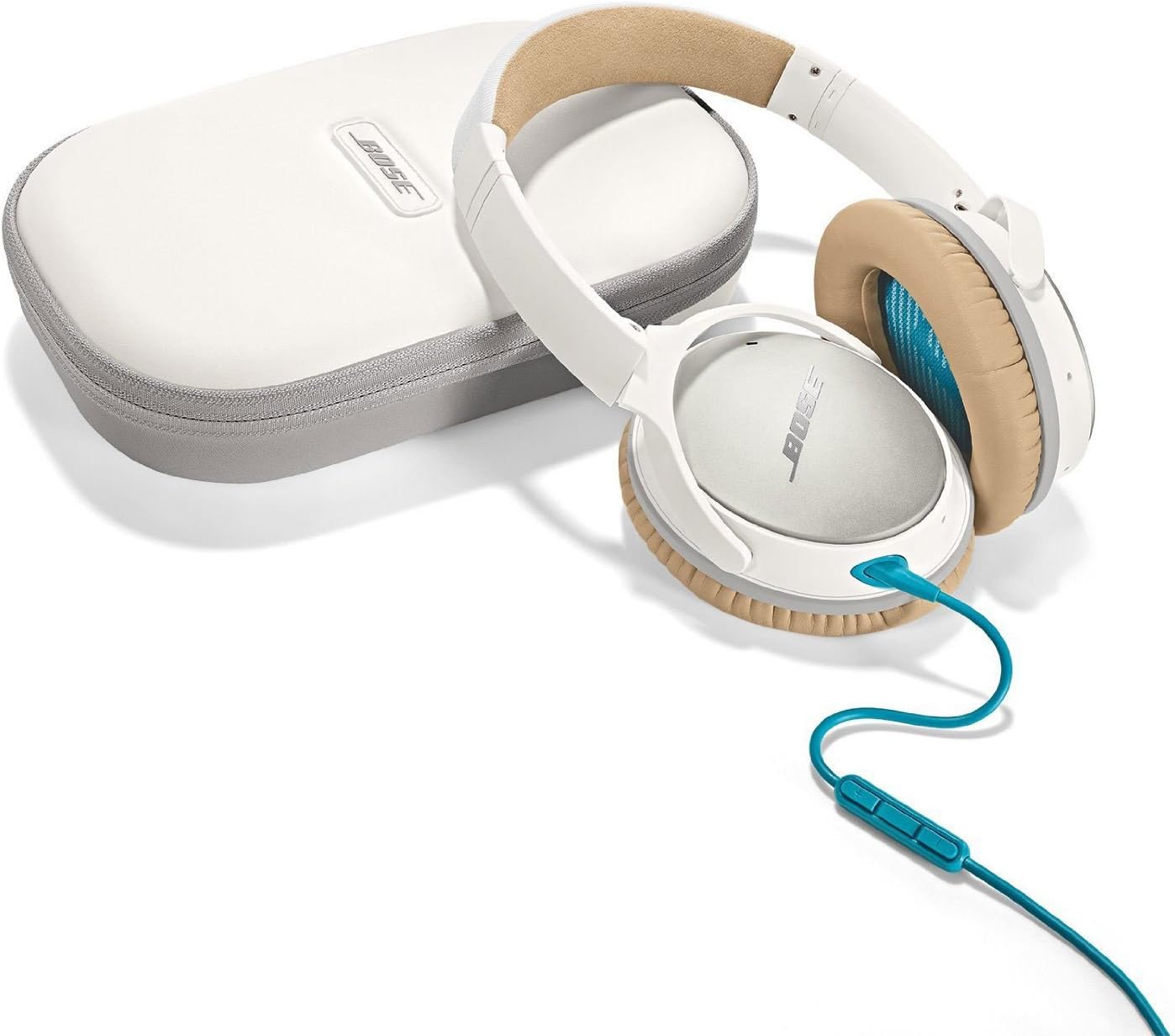 Bose QuietComfort 25 Acoustic Noise Cancelling Headphones for Samsung and Android Devices, White (Wired, 3.5mm)