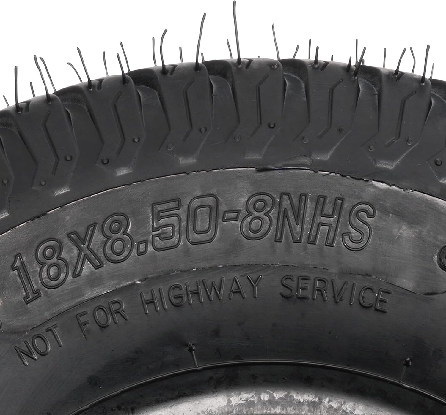 KAX 18x8.5-8 Lawn Mower Tires,18x8.5-8 Mud Tires for Off-Road, Golf Carts,4 Ply, 2Pcs,Tubeless Z-160