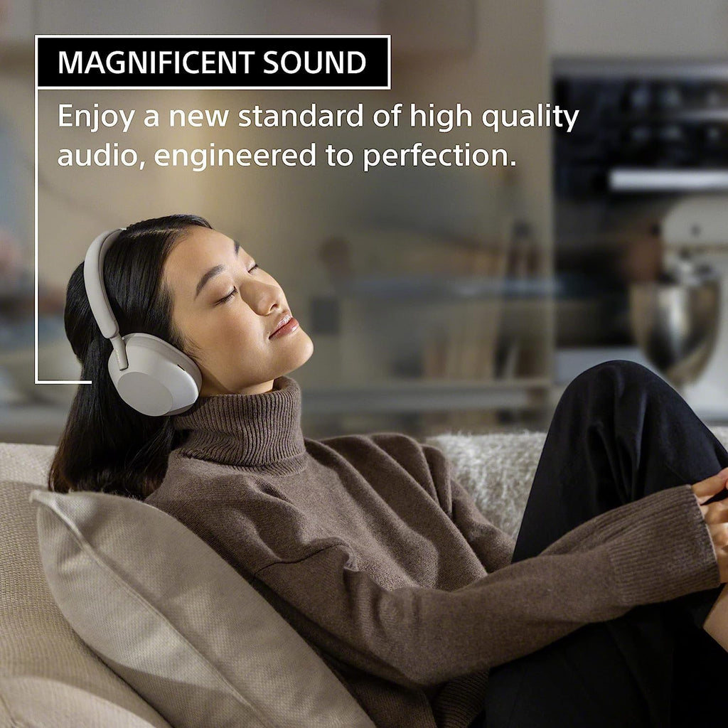 Sony WH-1000XM5 Best Auto Noise Canceling Wireless Over-Ear Headphones, 30hr Battery Life - Optimizer for Alexa and Google Assistant, Crystal Clear Hands-Free Calling and Built-in mic Bundle (Black)