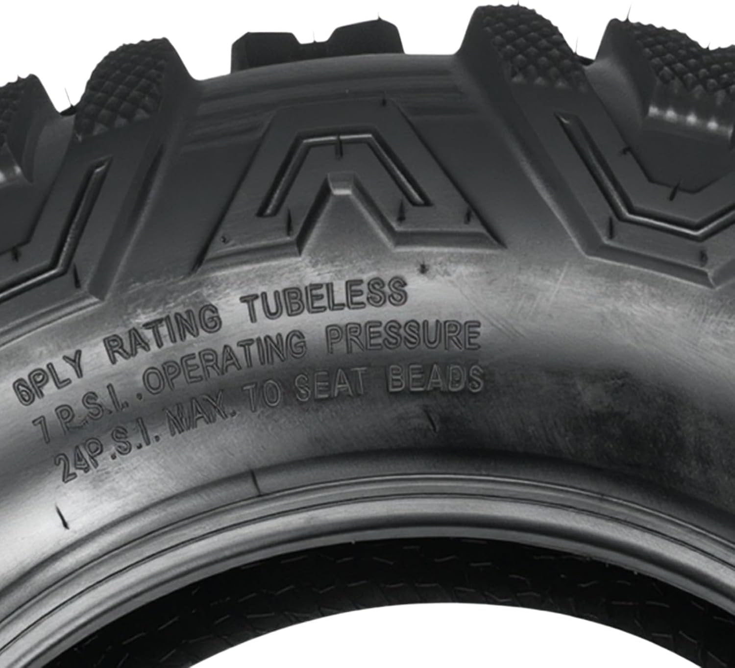KAX 24x8-12 ATV UTV All-terrain Tires,24x8-12 Off-Road Mud Tires,6 Ply, 2Pcs,Tubeless Z-199