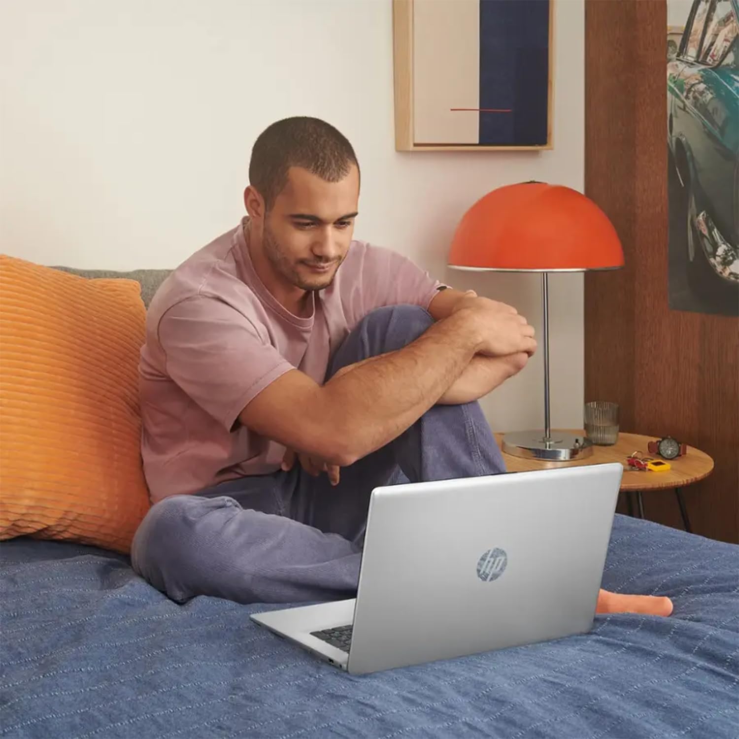 HP 17.3' Business Laptop with Copilot AI | AMD Ryzen 5 6-Core Processor | 64GB RAM | 2TB SSD | AMD Radeon Graphics | Anti-Glare | Wi-Fi 6 | USB-C & HDMI | Bluetooth Earbuds | Windows 11