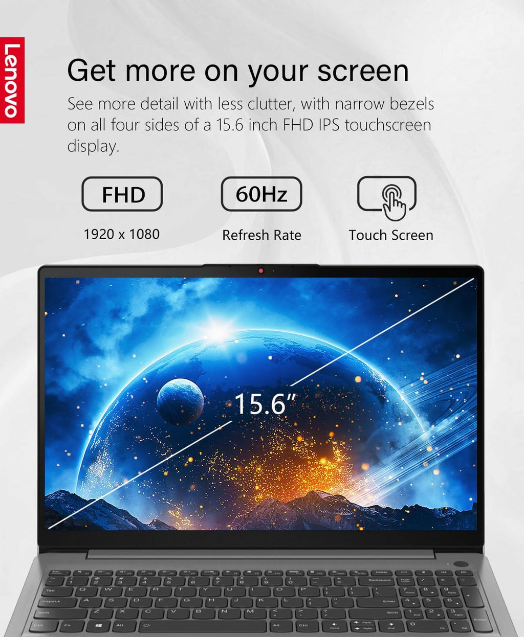Lenovo 2023 Ideapad 3i Laptop, 15.6' FHD Touchscreen, 11th Gen Intel Core i3-1115G4 Processor, 12GB DDR4 RAM, 256GB SSD, HDMI, Webcam, Wi-Fi6, Bluetooth, Win11, Arctic Grey, W/GaLiMu