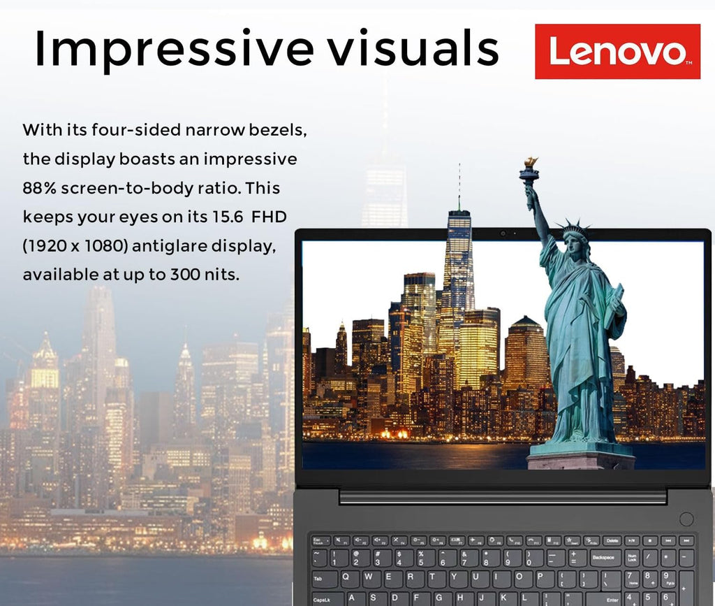 Lenovo V15 Business Laptop Computer, 15.6' FHD Display, Intel Processor, 40GB RAM, 2TB SSD, Long Battery Life, Privacy Shutter, Dolby Audio, Quiet Keyboard, Windows 11 Pro