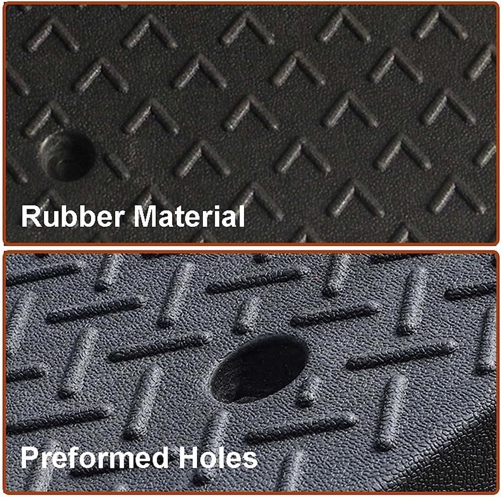JIUYUEYA Loading Ramps, Kerb Ramps, Black Rubber Hotel Slope Mat Car Wheelchair Threshold Ramps Garage Portable Service Ramps (Size : 39x12x5 in)