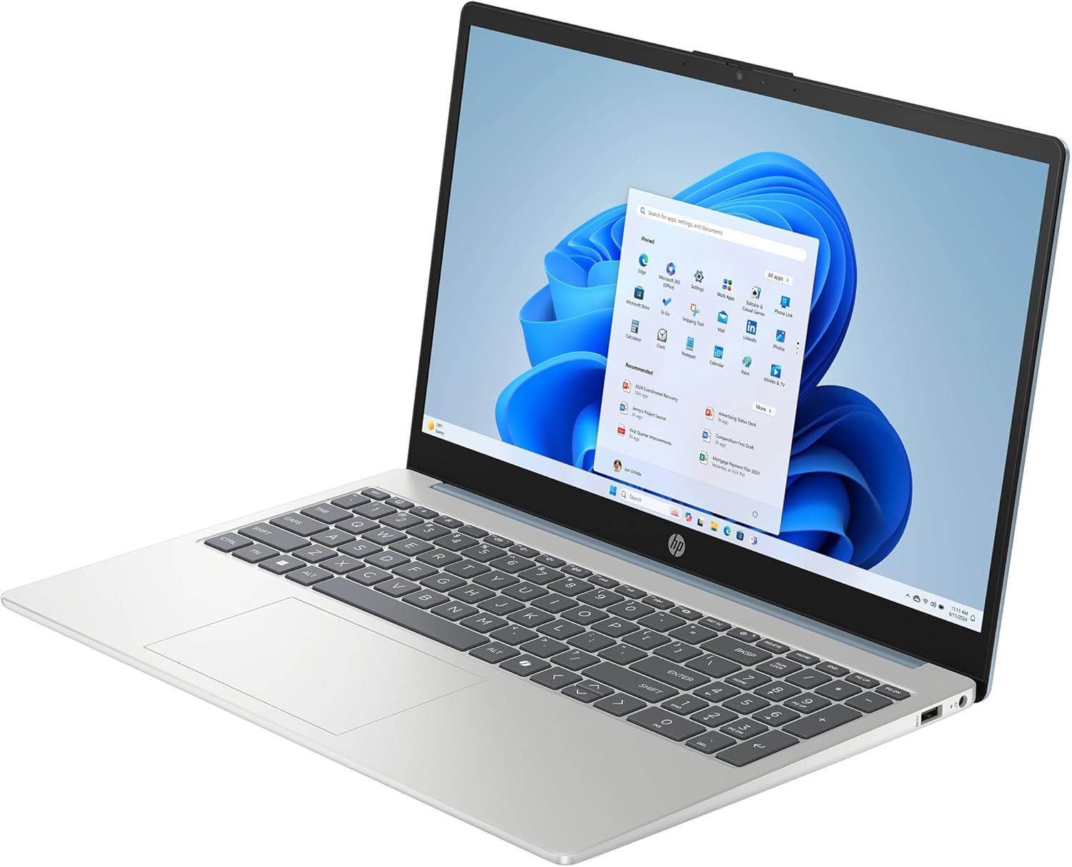 HP 15-fd000 Personal Laptop, 2025, 15.6' 1920x1080 Touchscreen, Intel-8 Core i3-N305, Intel UHD Graphics, 32GB DDR4, 1TB SSD, Win10 Pro, Wi-Fi 6, BT 5.3, 720p HD Camera, Moonlight Blue