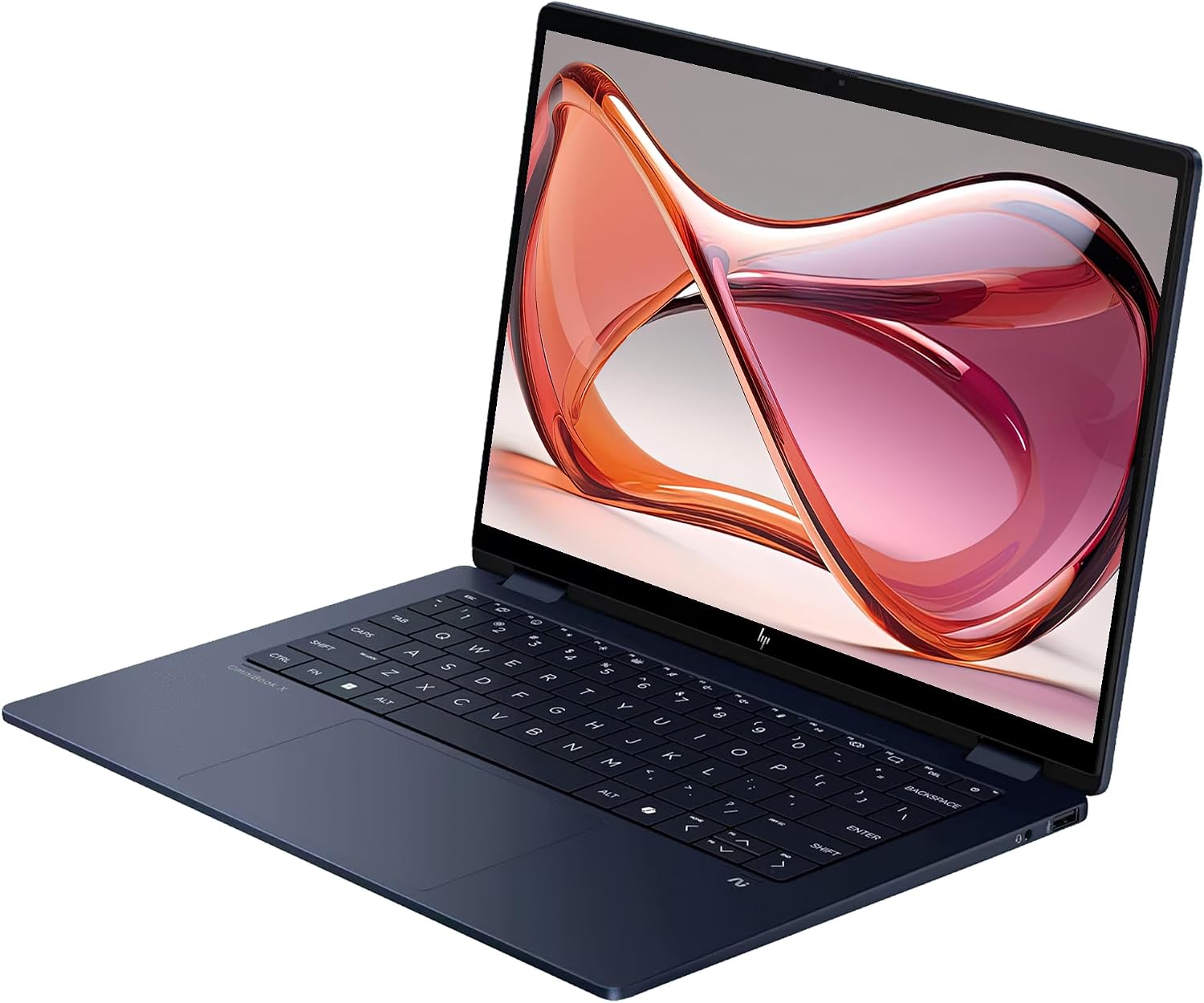 HP OmniBook X Flip 2-in-1 Copilot+ Laptop, Intel Ultra 7-256V, 16GB LPDDR5x RAM, 2TB PCIe SSD, 14' 2K(1920x1200) Touchscreen, Intel Arc 140V, Backlit Keyboard, W11Pro, Atmospheric Blue