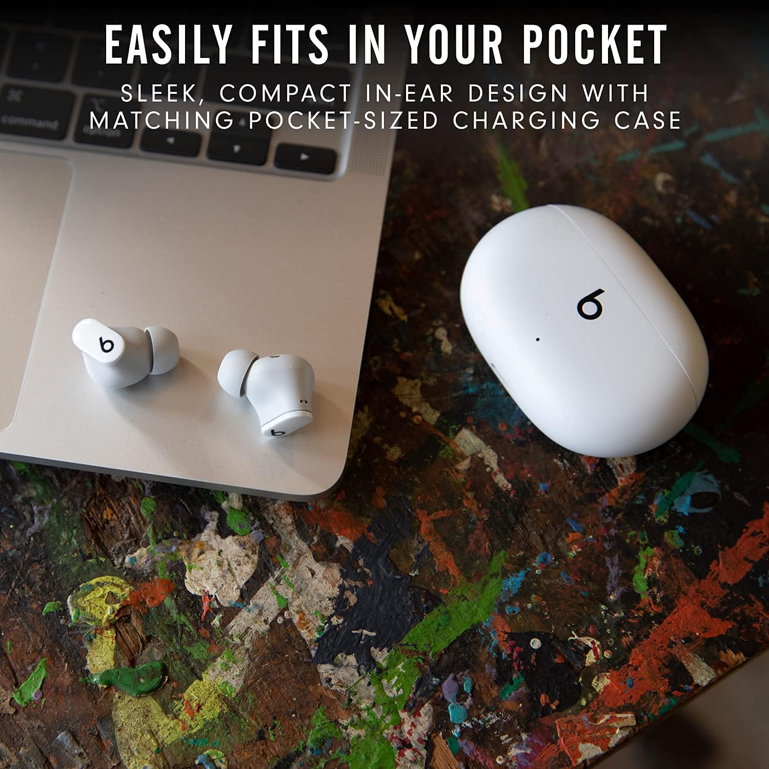 Beats Studio Buds - True Wireless Noise Cancelling Earphones - White (Renewed Premium)
