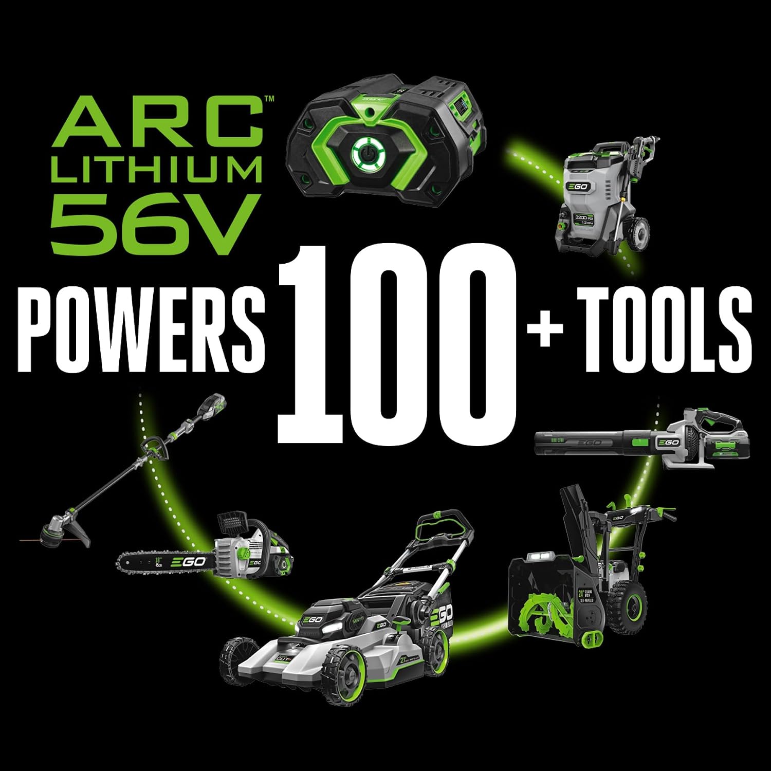EGO POWER+ Z6 Zero Turn Riding Lawn Mower, 42' Deck, Includes (6) 56V 6.0Ah Batteries and 880W Charger - ZT4214L