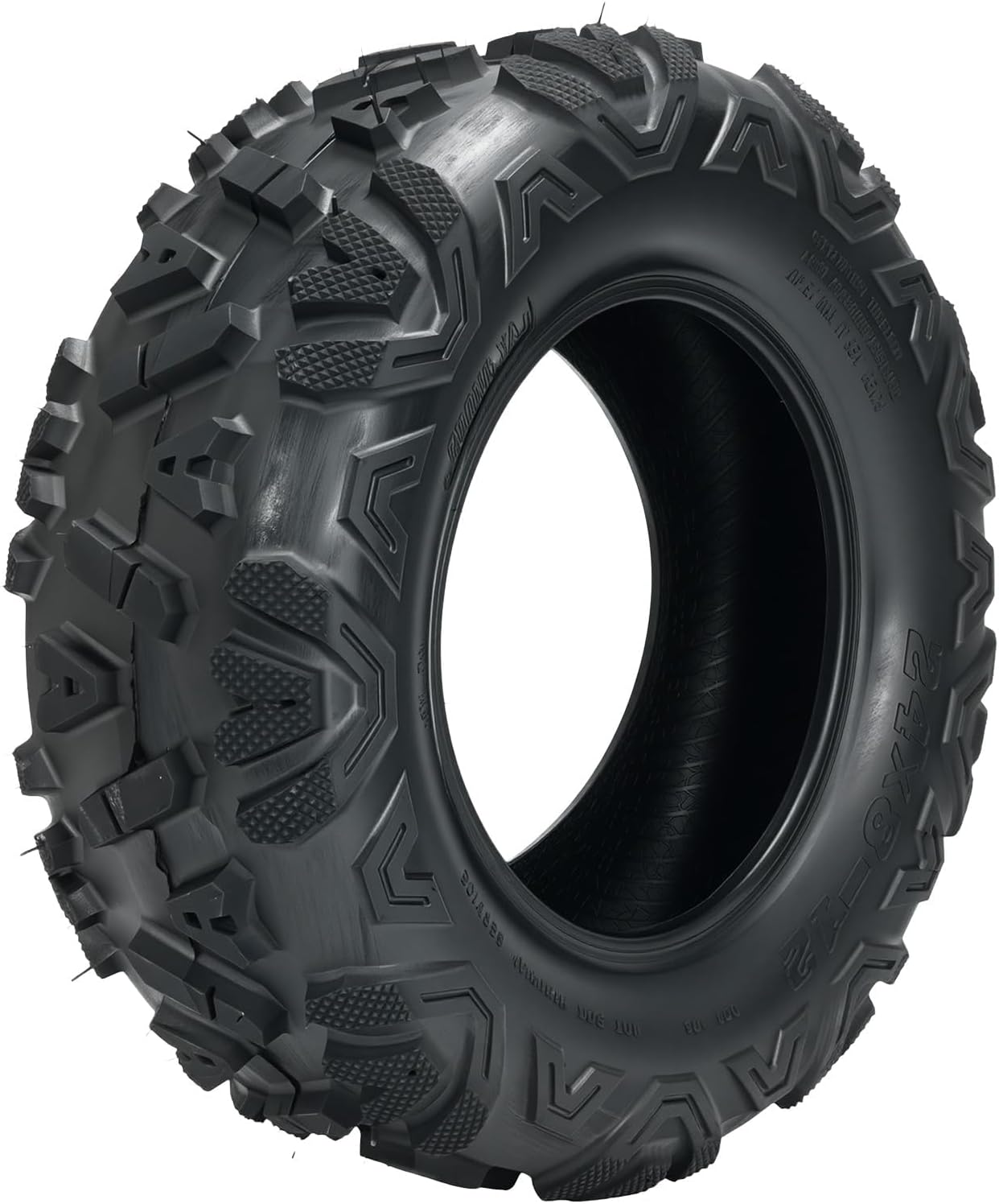 KAX 24x8-12 ATV UTV All-terrain Tires,24x8-12 Off-Road Mud Tires,6 Ply, 2Pcs,Tubeless Z-199