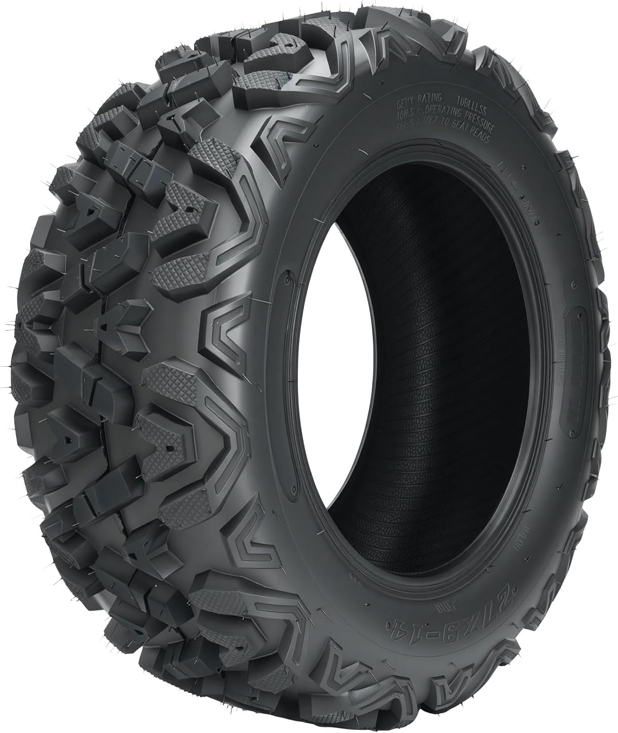 KAX 27x9-14 ATV UTV All-terrain Tires,27x9-14 Off-Road Mud Tires,6 Ply, 1Pcs,Tubeless Z-199