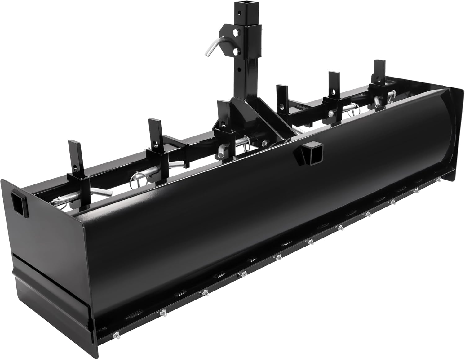 ECOTRIC 55' 3-Point Box Scraper Compatible with CAT-0 Garden Lawn Mower Tractor w/Adjustable Blade for Gravel Snow Landscaping Construction Agriculture