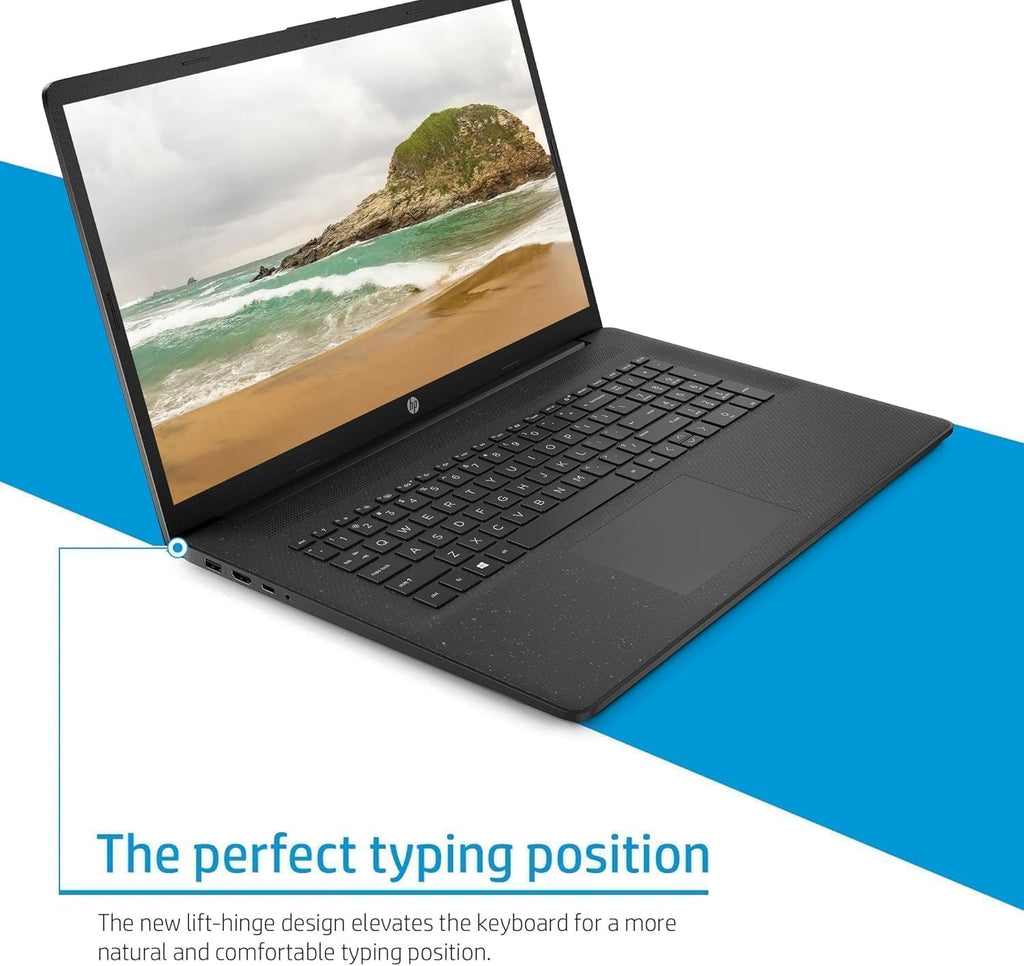 HP 17 Laptop (17.3' FHD Anti-Glare, Intel 10-Core i7 150U (> Ultra 5 125U), 16GB RAM, 512GB SSD) for Business, Home, Students, Narrow Bezel, Numeric Keypad, Fast Charge, IST Hub, Wi-Fi 6, Win 11 Home