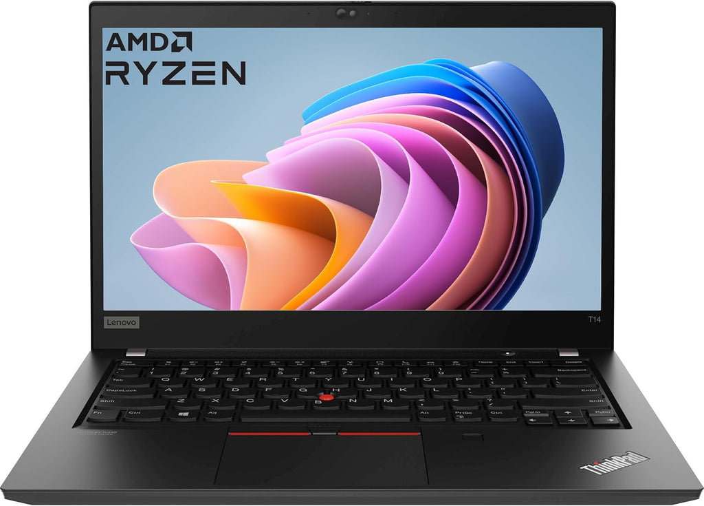 Lenovo Thinkpad T14 (Gen 1) 14'' Laptop, AMD Ryzen 5 Pro 4650U 2.1Ghz, 16GB DDR4, 256GB NVMe SSD, 1080p Full HD, Windows 11 Pro (Renewed), Black