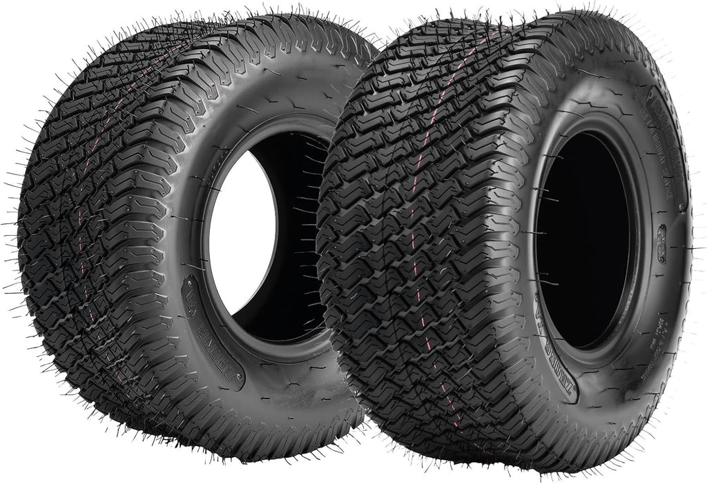 KAX 18x8.5-8 Lawn Mower Tires,18x8.5-8 Mud Tires for Off-Road, Golf Carts,4 Ply, 2Pcs,Tubeless Z-160