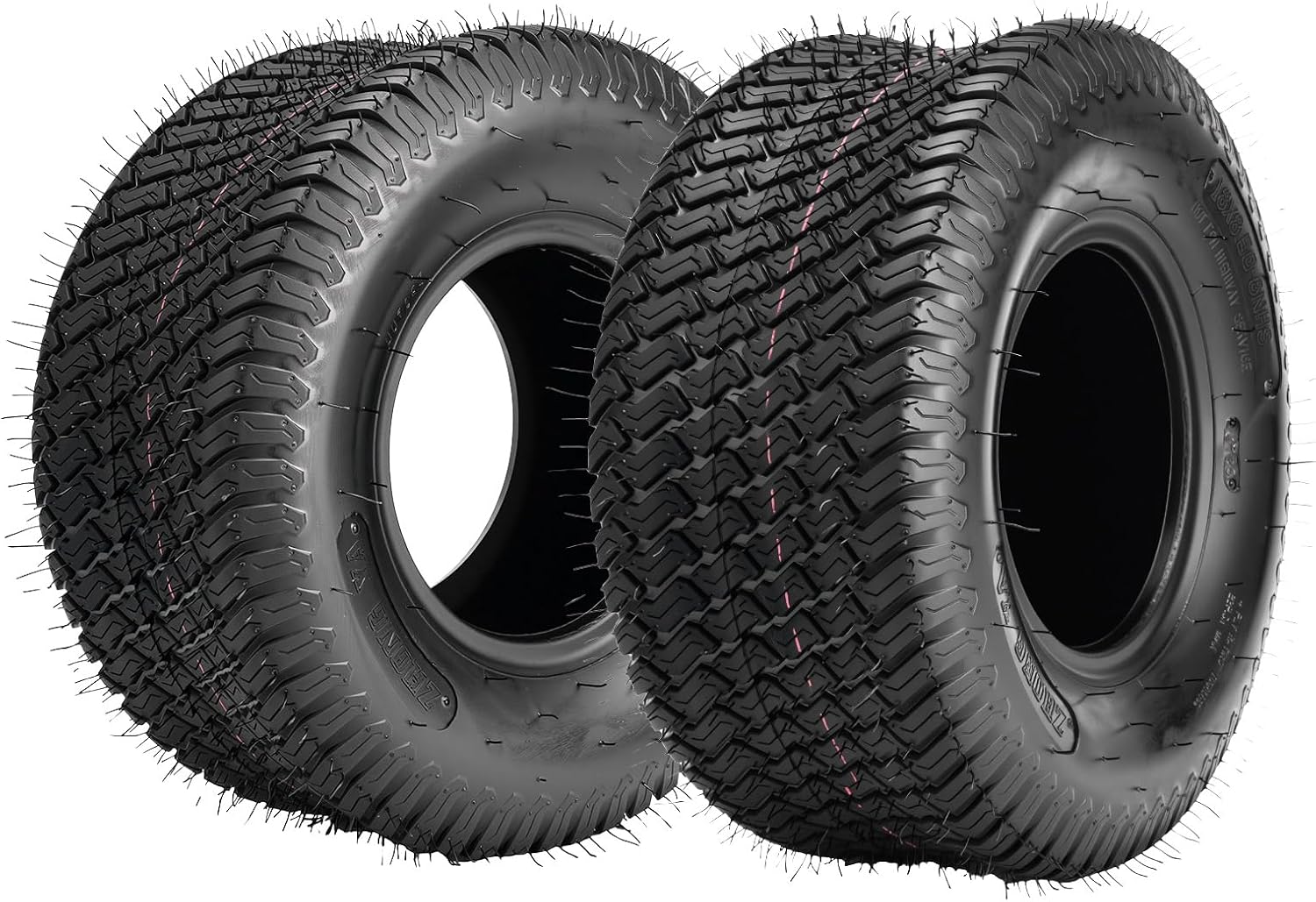 KAX 18x8.5-8 Lawn Mower Tires,18x8.5-8 Mud Tires for Off-Road, Golf Carts,4 Ply, 2Pcs,Tubeless Z-160