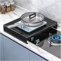 Gas Stove Cover Board 30 Inch L-Shaped Camping Kitchen Universal Plate Anti-Slip Design Rust-Proof(80x48x9cm)