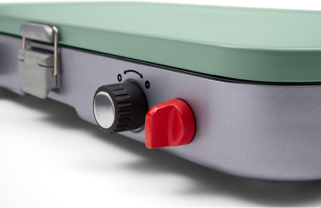Coleman Cascade 3-in-1 Outdoor Camp Stove, Portable Cooktop with Included Cast-Iron Grill & Griddle Accessories, 24,000 BTUs of Power for Camping, Tailgating, Grilling