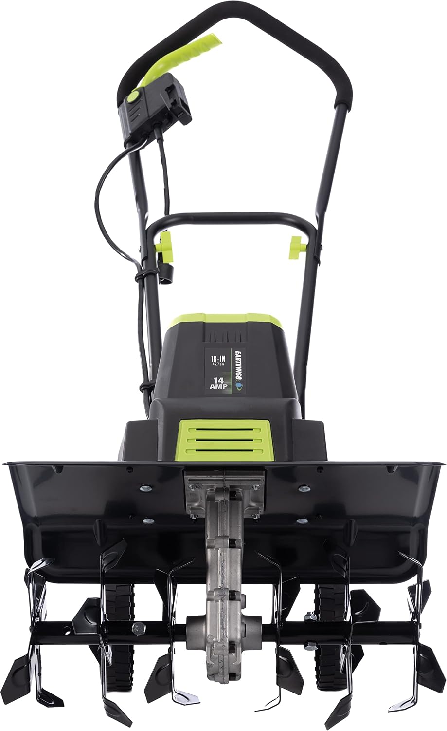 Earthwise Power Tools by ALM TC70018EW 14-Amp 18-Inch Electric Garden Tiller Cultivator, Fixed Tines, Black
