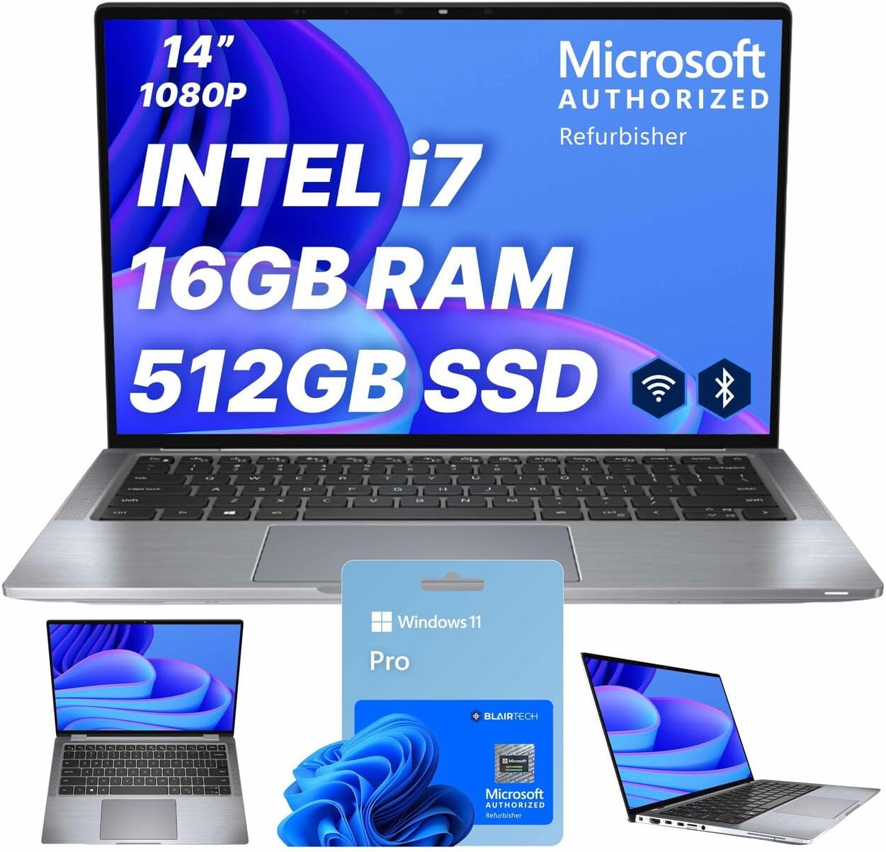Dell Latitude 9420 Laptop | 14' FHD LCD | Intel Core i7 11th Gen | 16GB RAM | 512GB SSD | Backlit Keyboard | Webcam | WiFi | Windows 11 Pro | Business Ultrabook Computer (Renewed)