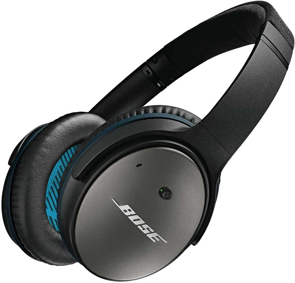Bose QuietComfort 25 Acoustic Noise Cancelling Headphones for Apple Devices, Black (Renewed)