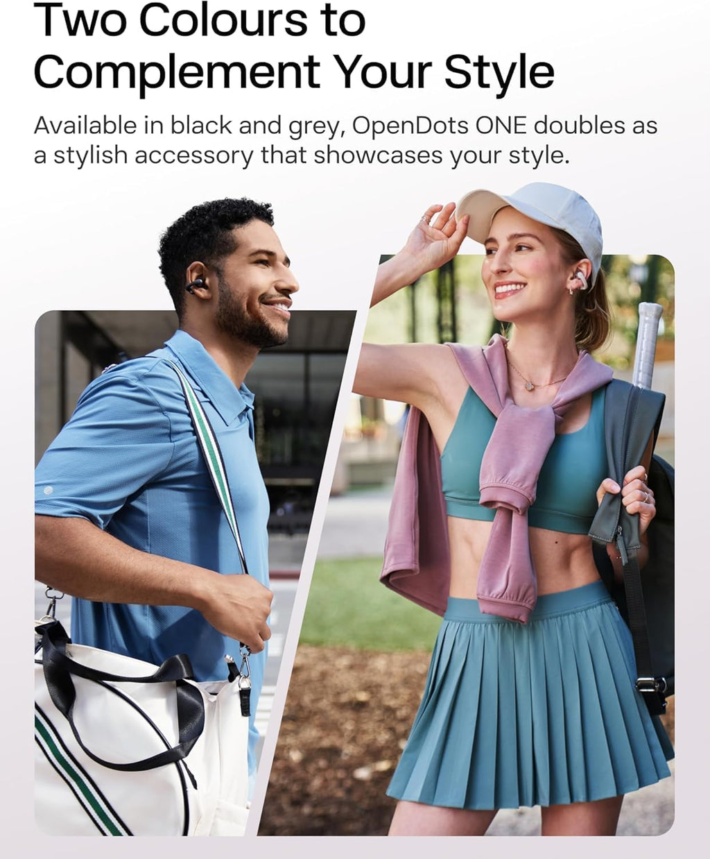 SHOKZ OpenDots ONE-Open-Ear Headphones, Clip-On Earbuds-Wireless Bluetooth Earbuds with Microphone-Secure, Lightweight, Comfort-Premium Dolby Audio-Water Resistant-Fast Charging-Up to 40 hrs Playtime