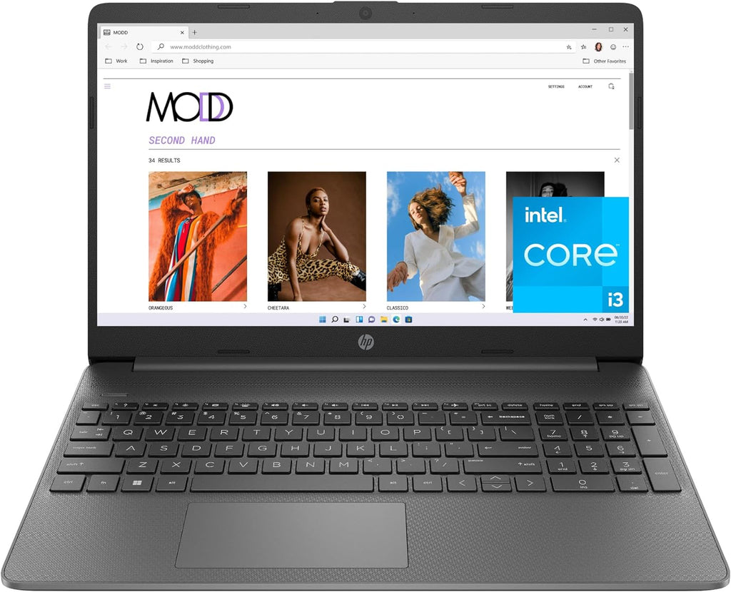 HP 15 inch Laptop, FHD Display, 12th Generation Intel Core i3-1215U, 8 GB RAM, 128 GB SSD, Intel UHD Graphics, Windows 11 Home in S Mode, 15-dy5599nr (2023)