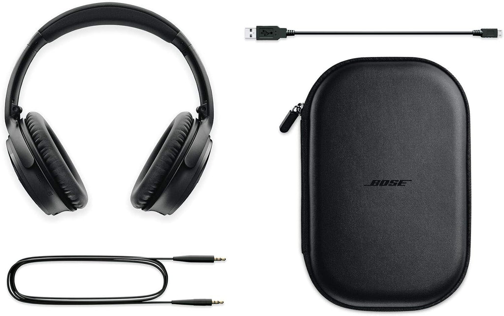 Bose QuietComfort 35 (Series II) Wireless Headphones, Noise Cancelling, with Alexa voice control – Limited Edition Triple Midnight