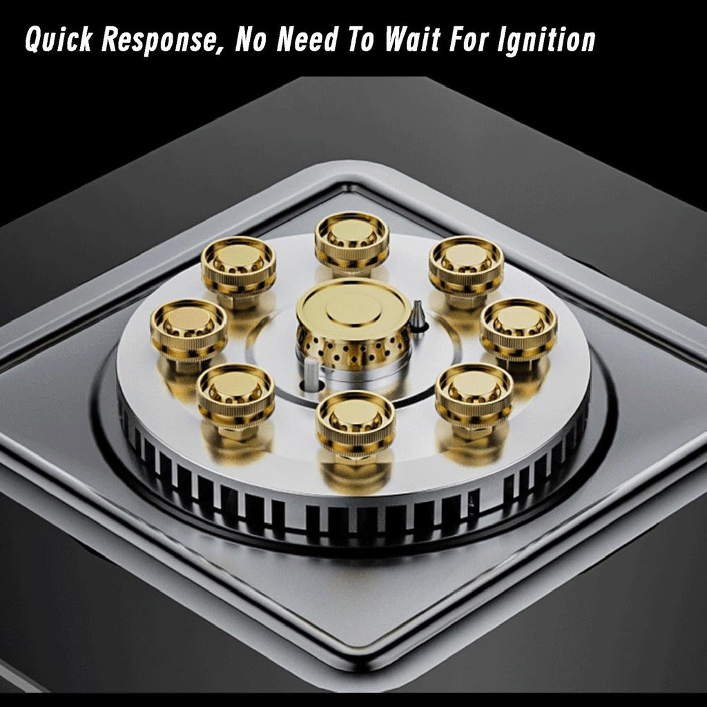 Portable Gas Stove,1 Burner Propane Stove,Max 17742.4BTU Tempered Glass with Pulse Electronic Ignition for Indoor Kitchen, Open Kitchen and Apartment (Color : NG)