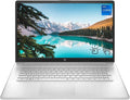 HP 17 Laptop, 17.3'' HD+ Touchscreen, Intel Core i7-1165G7 Processor, 16GB DDR4 RAM, 1TB PCIe SSD, Backlit Keyboard, HDMI, Windows 11 Home, Silver