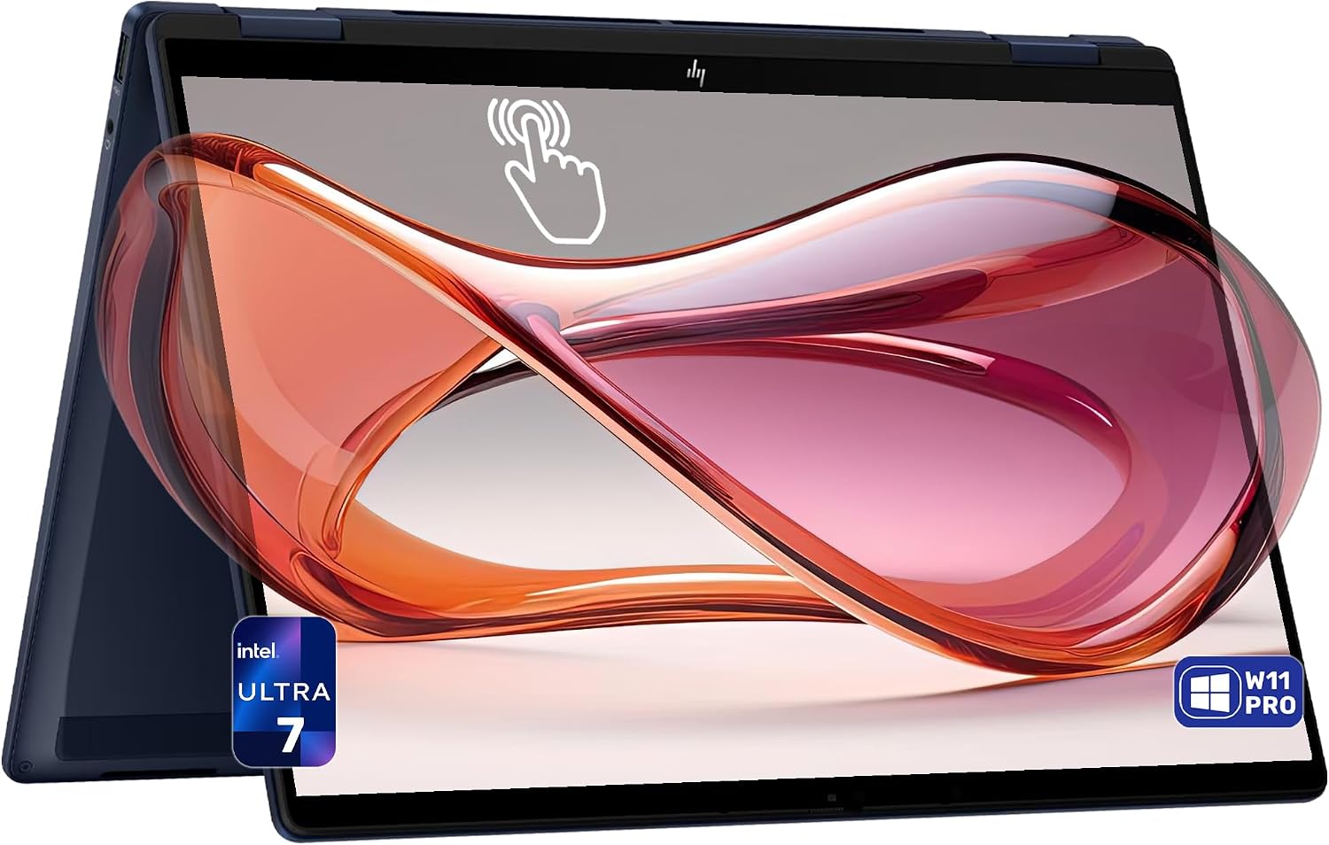 HP OmniBook X Flip 2-in-1 Copilot+ Laptop, Intel Ultra 7-256V, 16GB LPDDR5x RAM, 2TB PCIe SSD, 14' 2K(1920x1200) Touchscreen, Intel Arc 140V, Backlit Keyboard, W11Pro, Atmospheric Blue