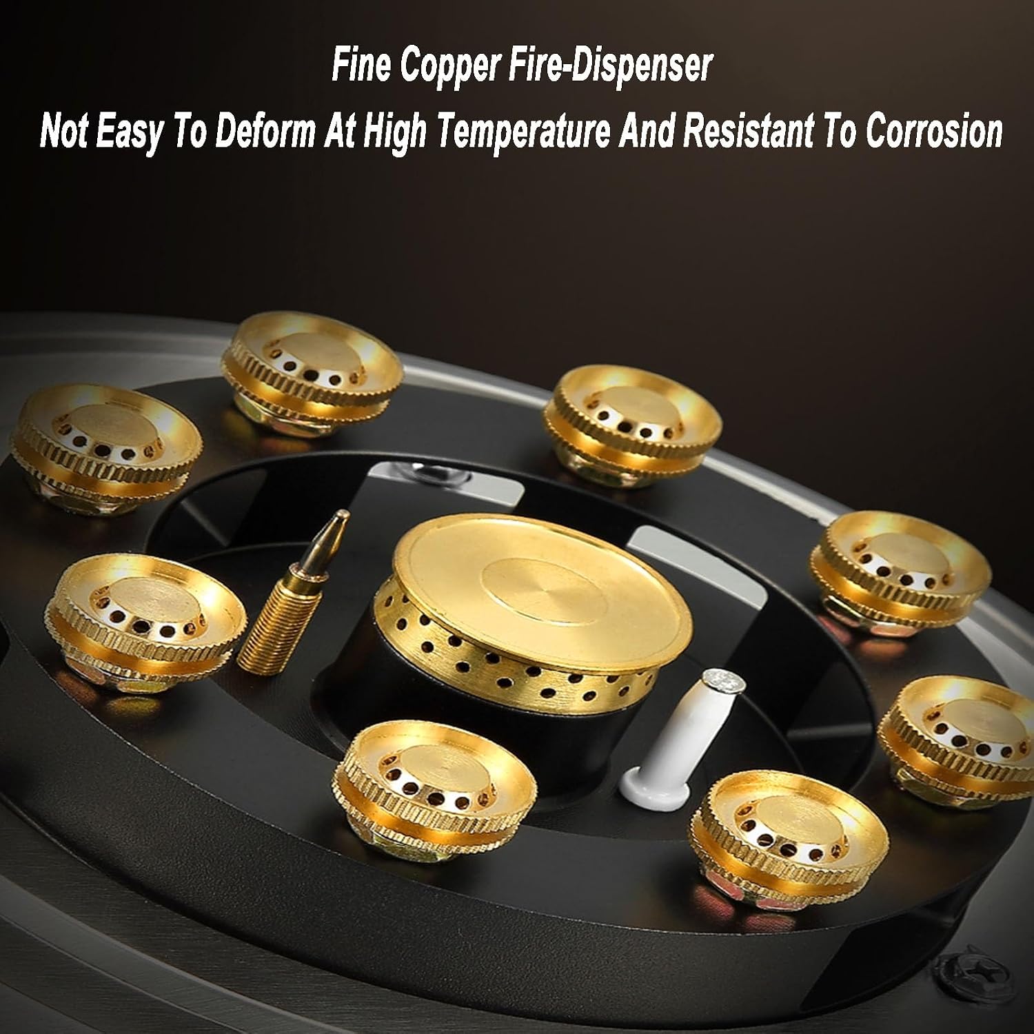 Gas Cooker,5.2kW Nine-Burner Timer-Controlled Gas Stove,Single-Burner Tabletop/Built-in,for Family Restaurants Food Stalls