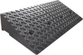 Rubber and Plastic Curb Ramp, Multiple, Threshold Ramp, Strong Load-Bearing, Suitable for Entryway, Bike, Pets, Sidewalk(100 * 50 * 20cm/39 * 20 * 8in)