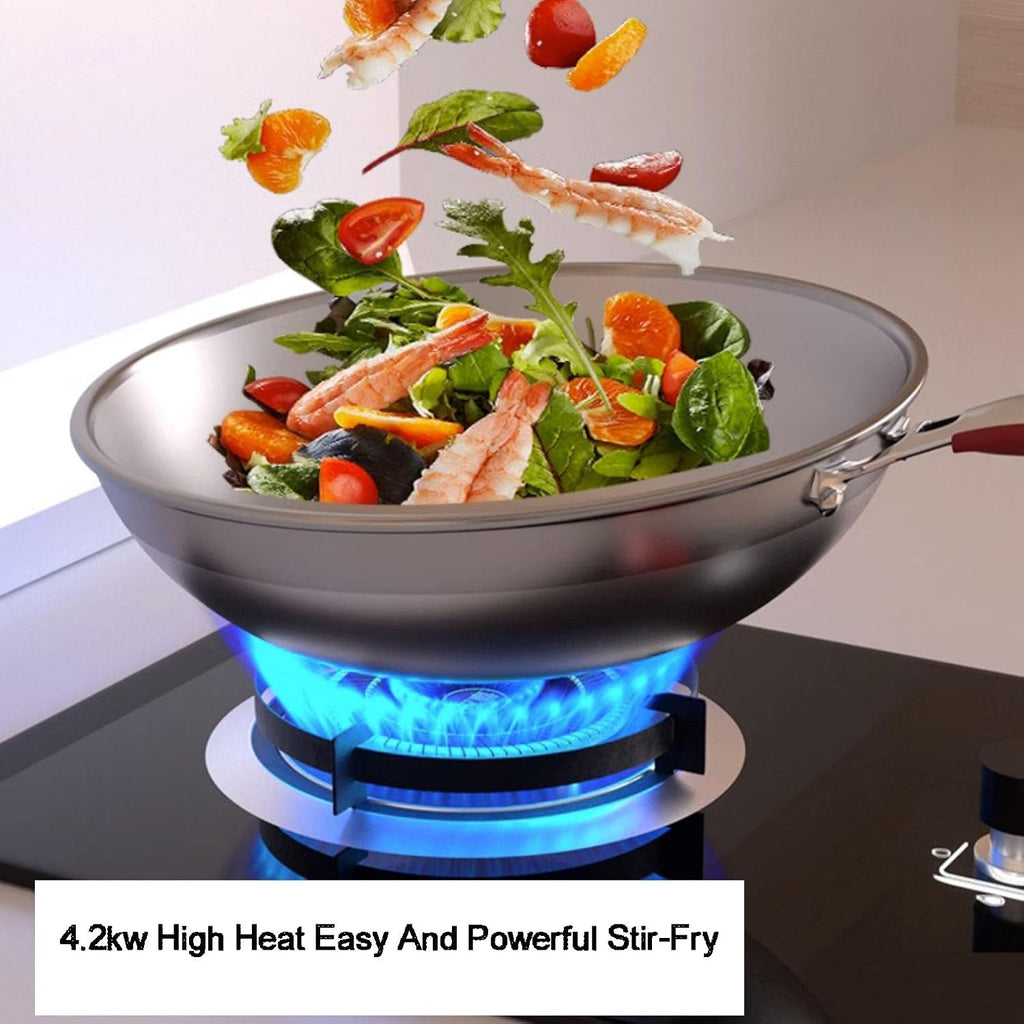Gas Stove 1 Burner,Automatic Ignition Single Burner Garden Yard Camping Camp Hiking Propane Cooker Stove(NG)